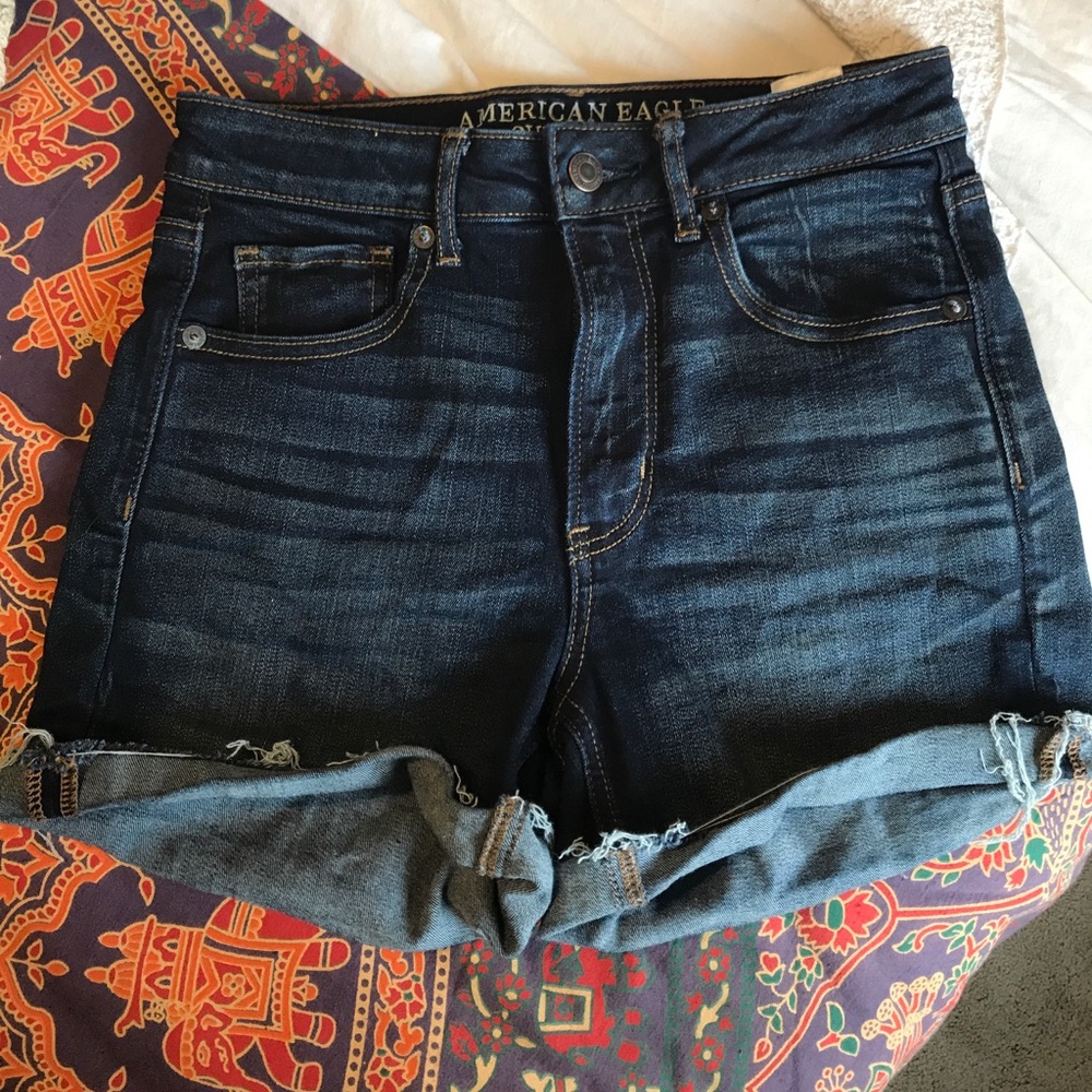 stretchy super high rise shorts